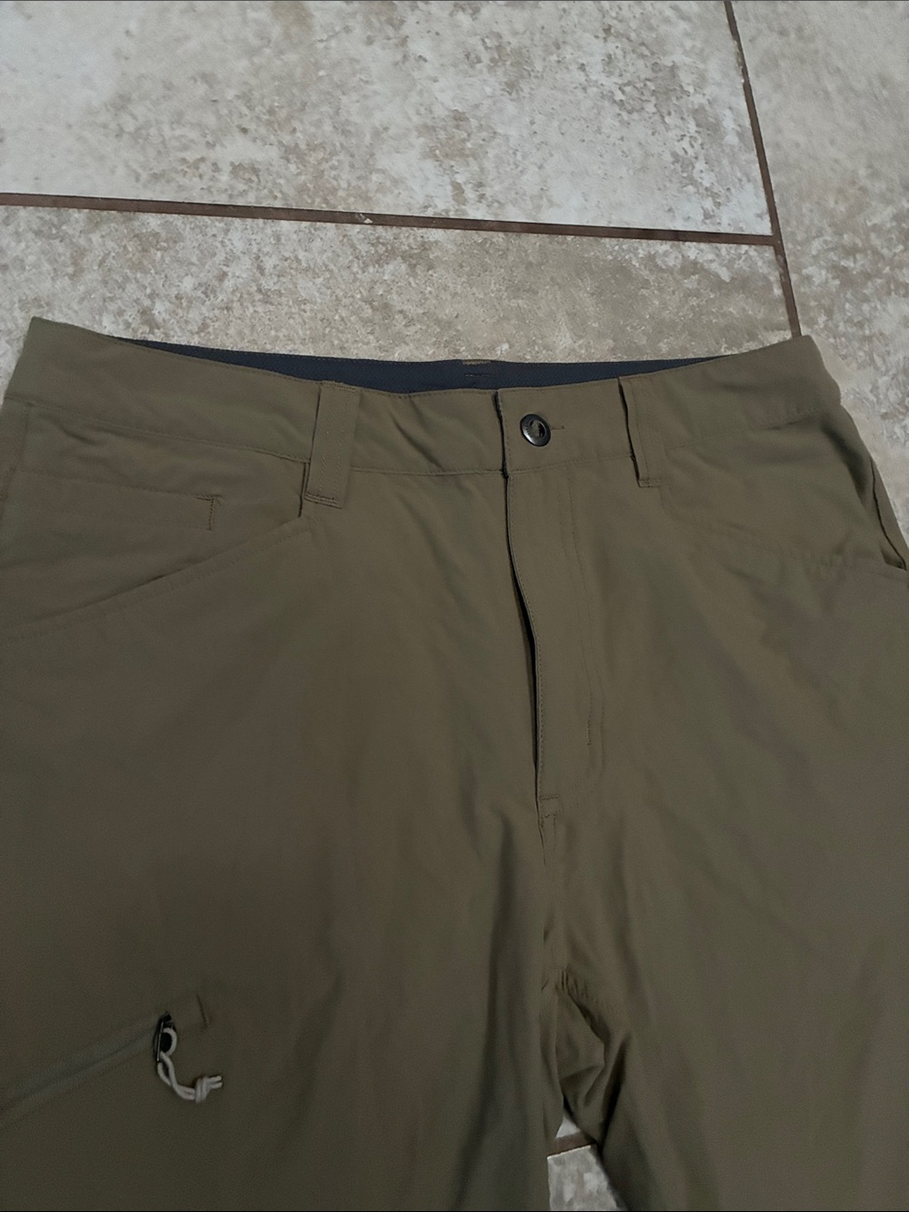 Patagonia Olive Men's Performance Hybrid Shorts - Picture 7 of 10